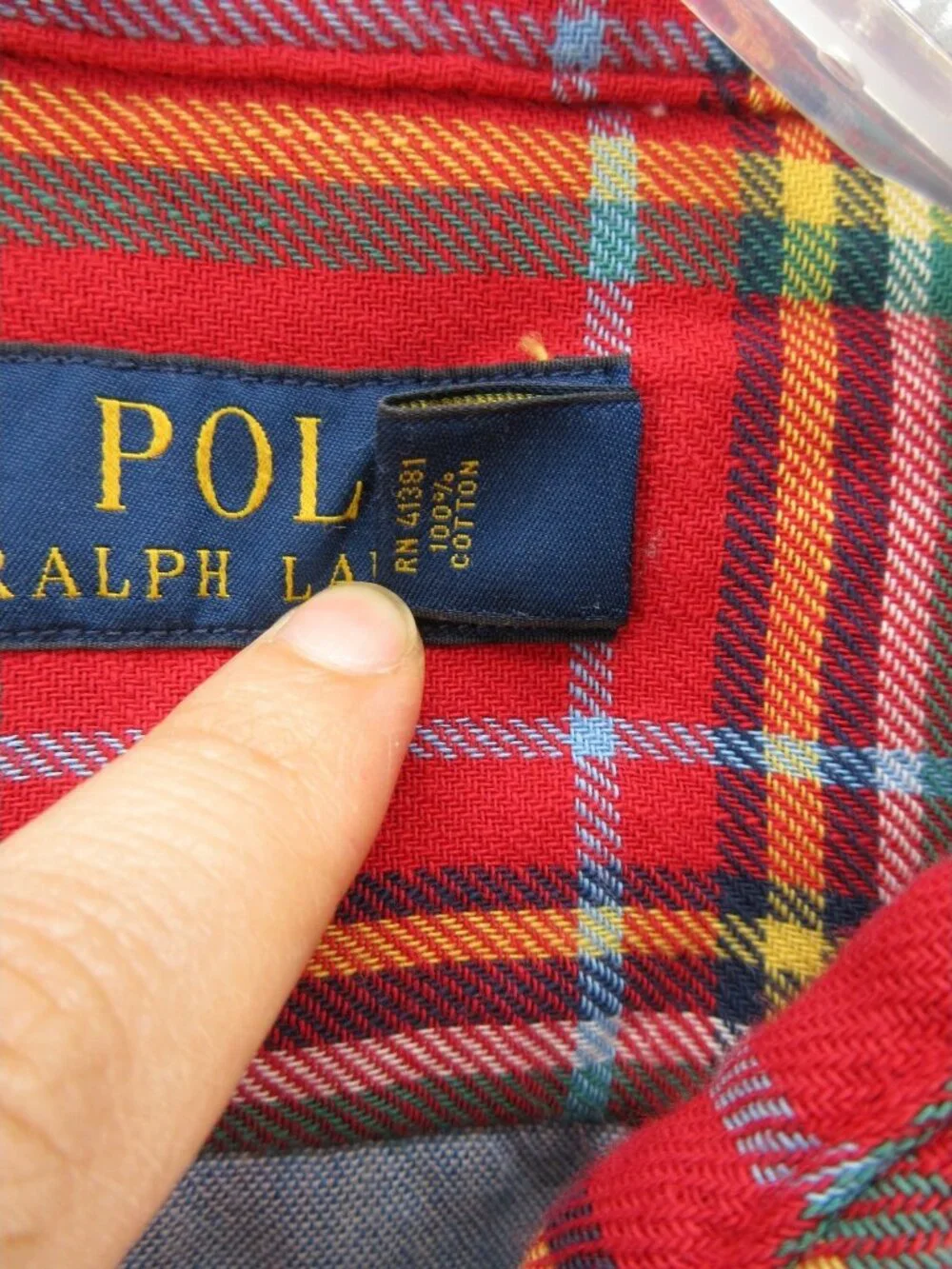 Polo Ralph Lauren Shirt 3XB Button Up Flannel Southwestern Tartan Lined